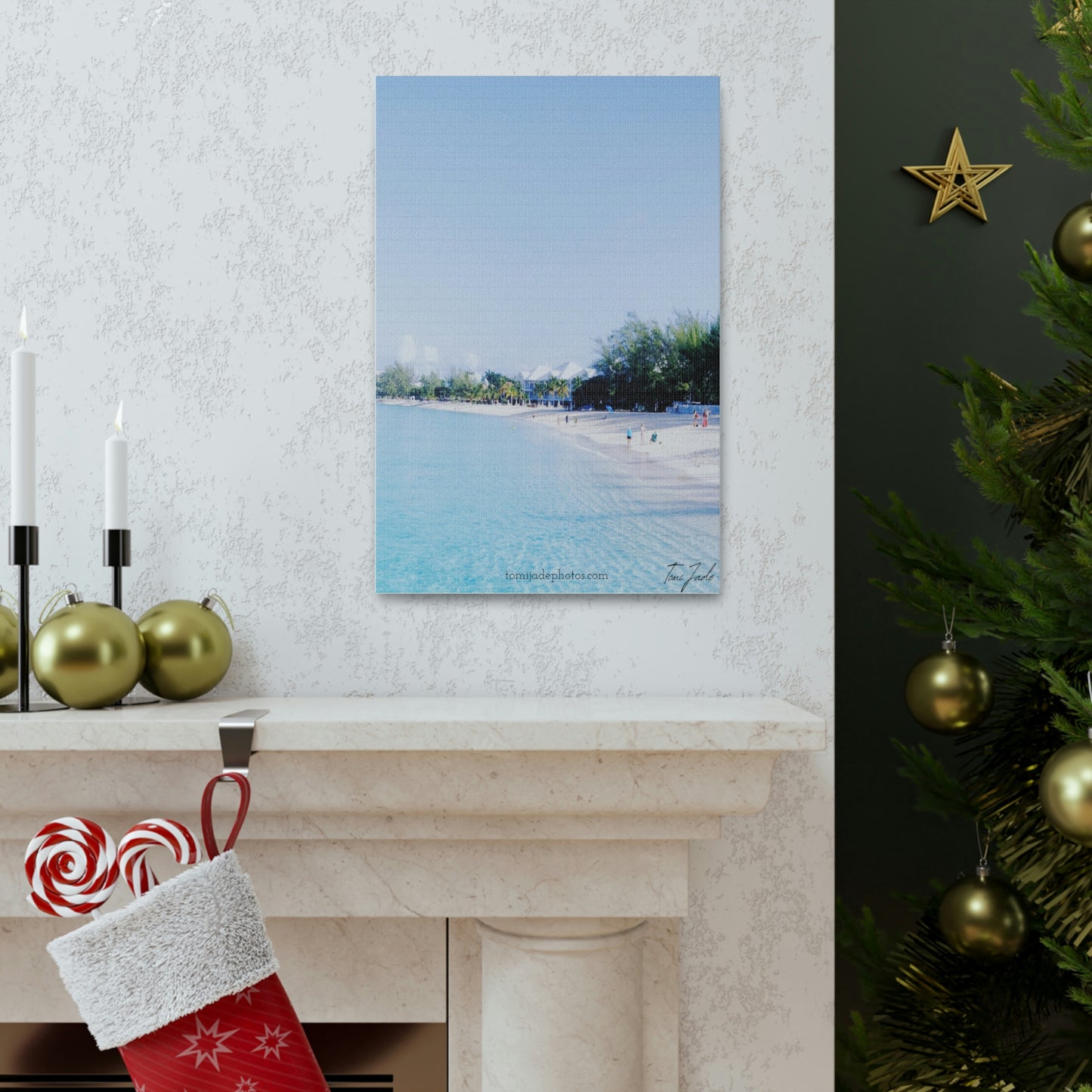 White Beach - Canvas Gallery Wraps - TomiJadePhotos