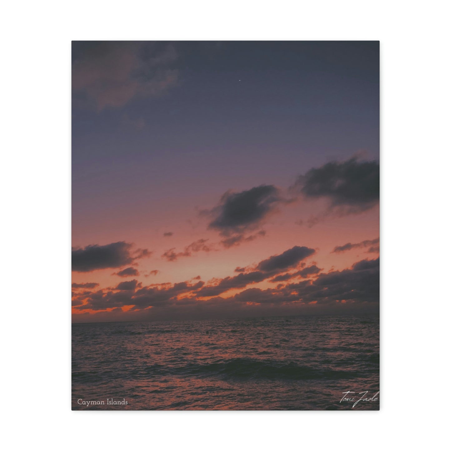 Night At The Beach - Canvas Gallery Wraps - TomiJadePhotos