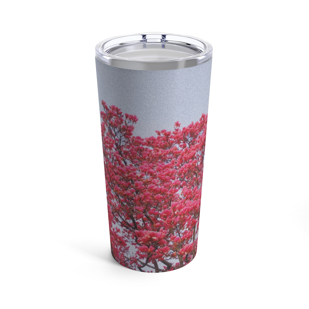Blooming Pink- Tumbler Cup 20oz - TomiJadePhotos