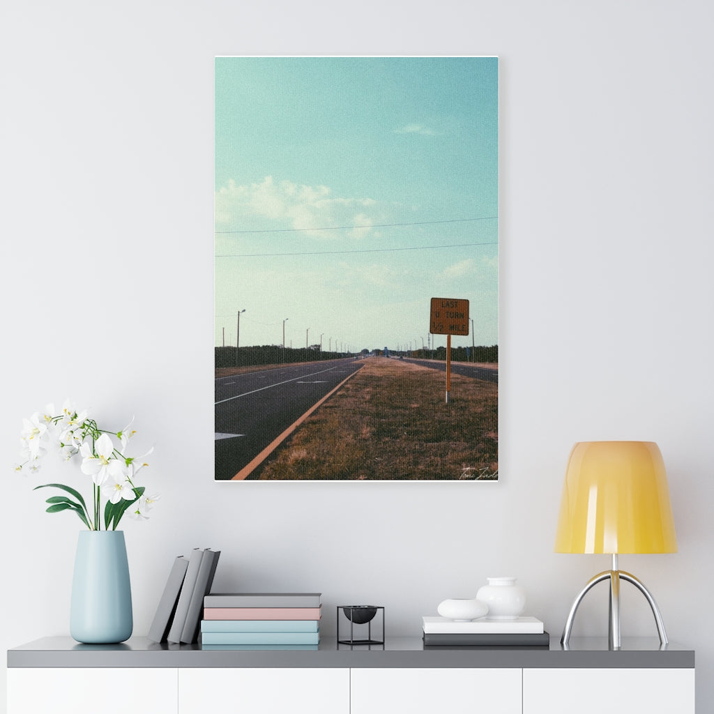 Road In The Horizon-Canvas Gallery Wraps - TomiJadePhotos