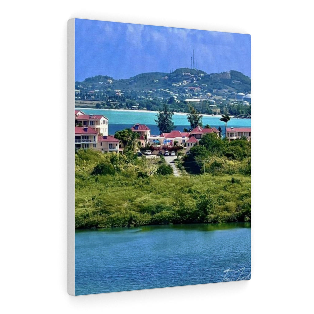 Villas By The Coast-Canvas Gallery Wraps - TomiJadePhotos