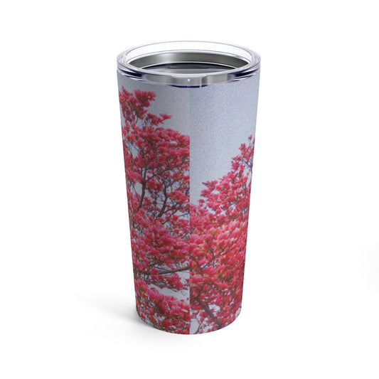 Blooming Pink- Tumbler Cup 20oz - TomiJadePhotos