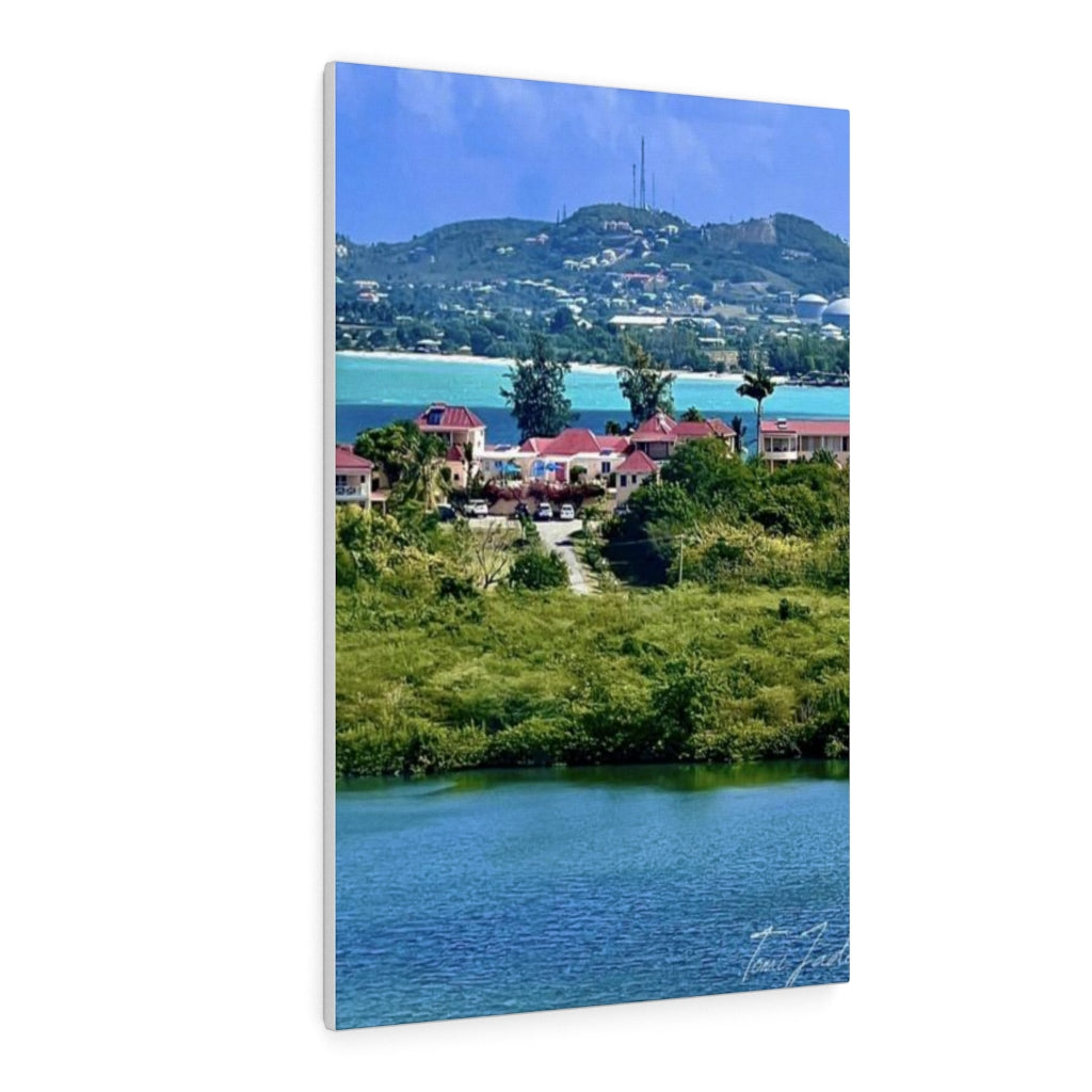 Villas By The Coast-Canvas Gallery Wraps - TomiJadePhotos