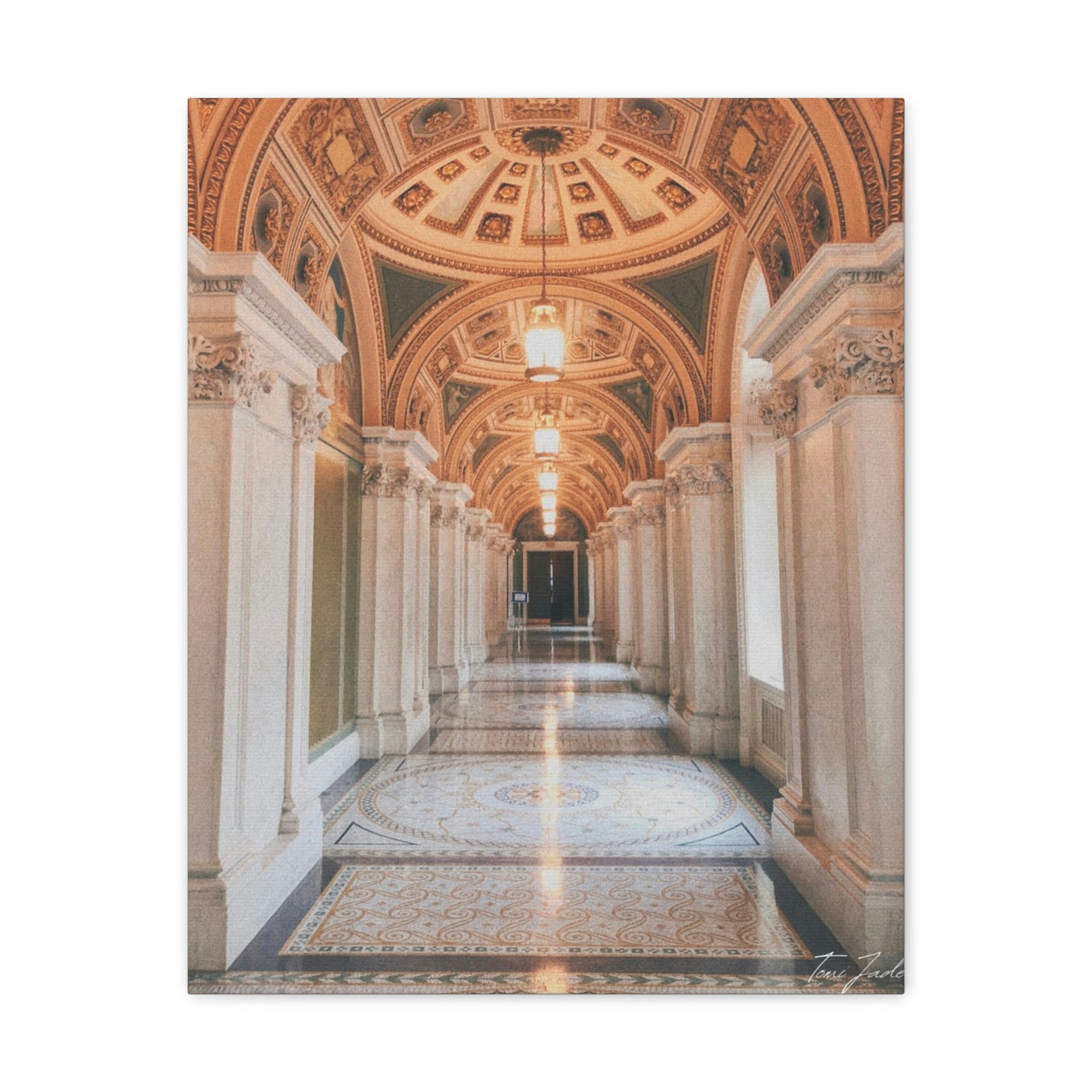 Halls Of The Capitol - Canvas Gallery Wraps - TomiJadePhotos