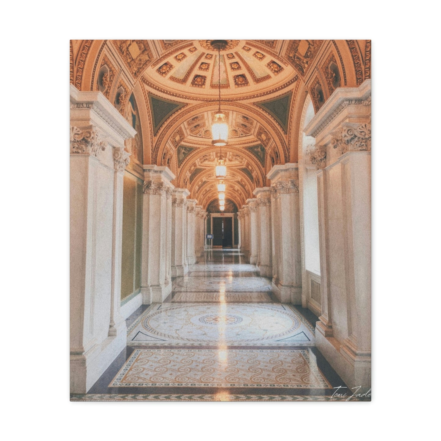 Halls Of The Capitol - Canvas Gallery Wraps - TomiJadePhotos
