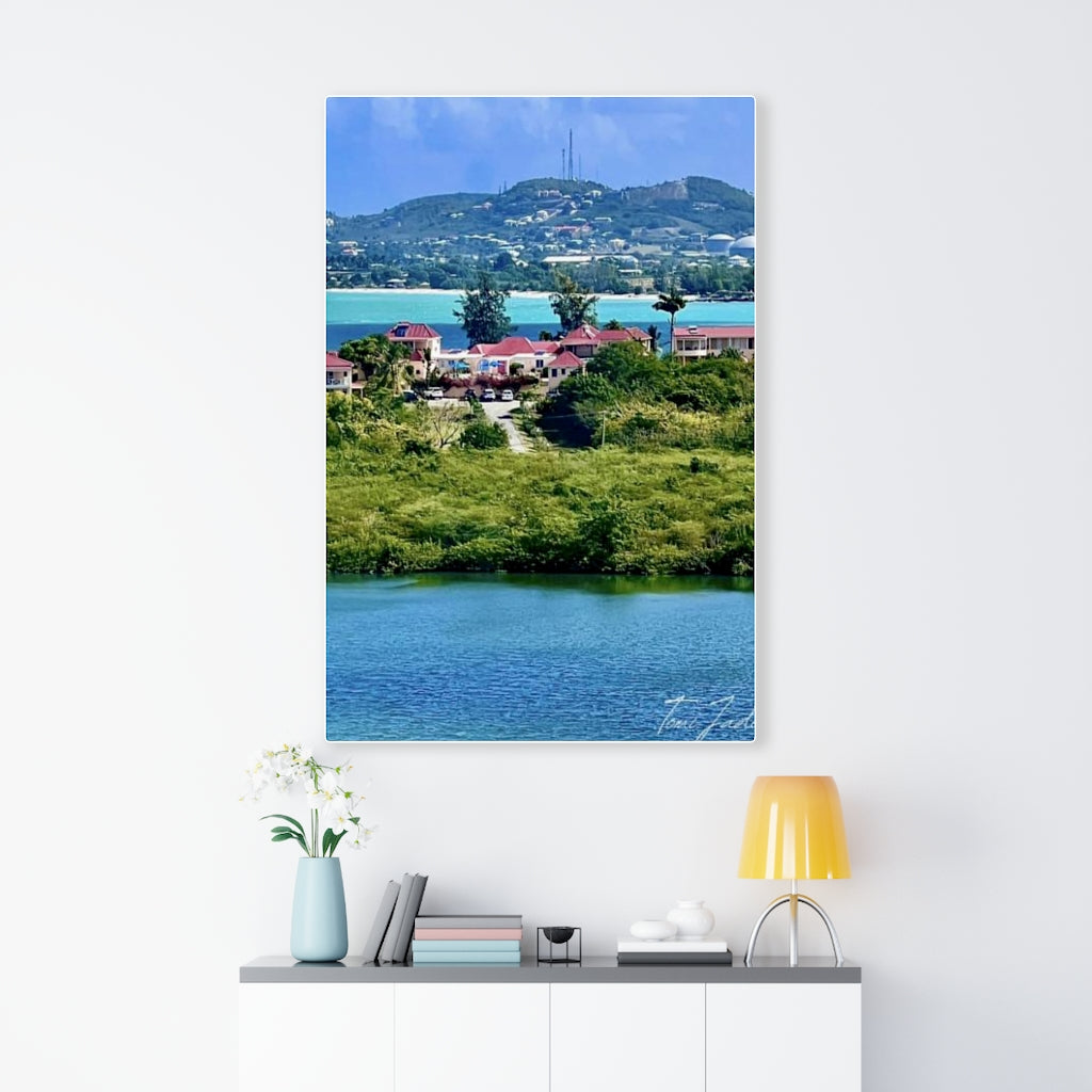 Villas By The Coast-Canvas Gallery Wraps - TomiJadePhotos