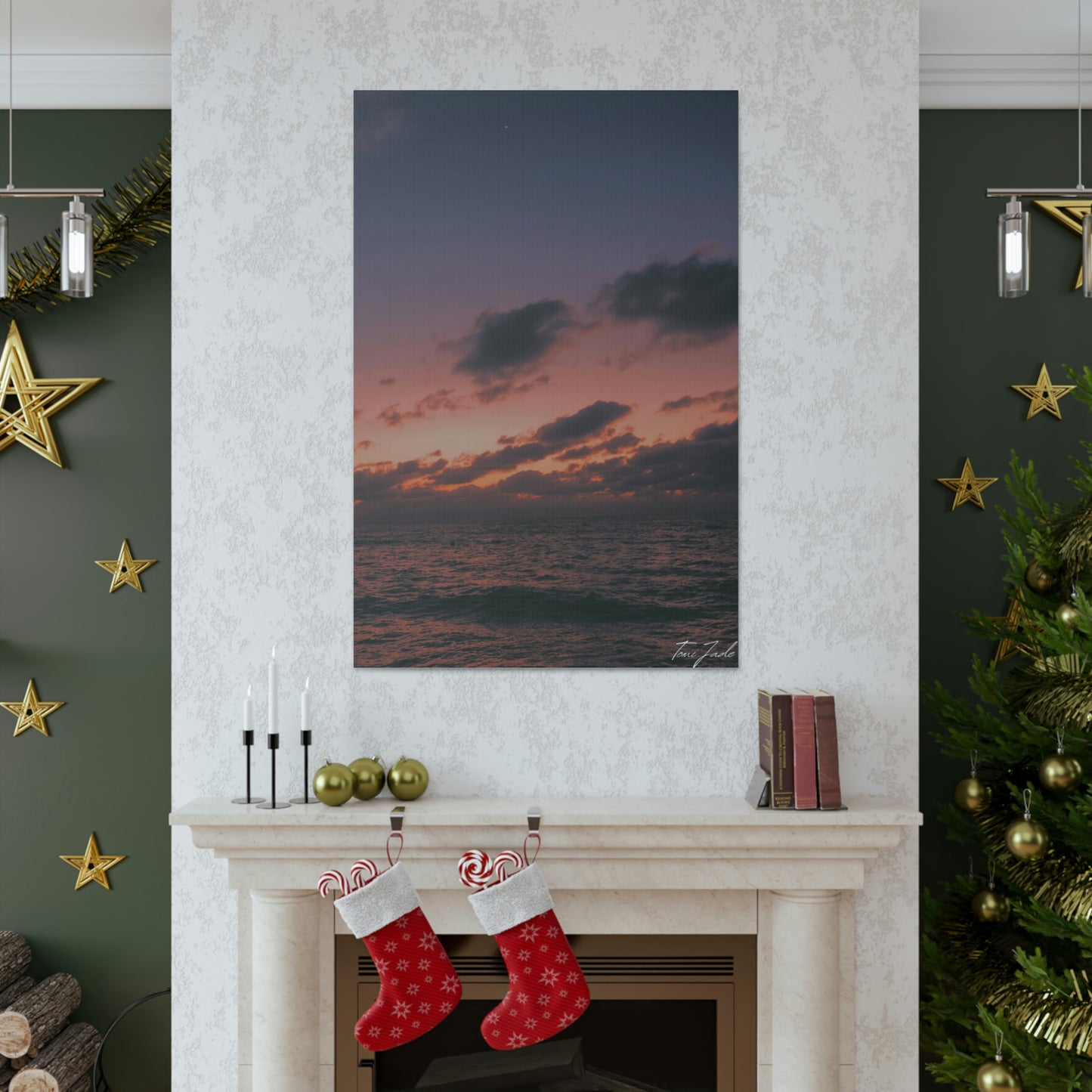 Night At The Beach - Canvas Gallery Wraps - TomiJadePhotos