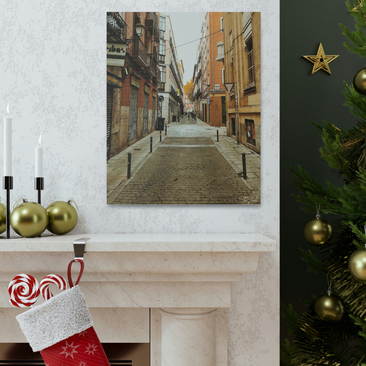 Nostalgic Streets - Canvas Gallery Wraps - TomiJadePhotos