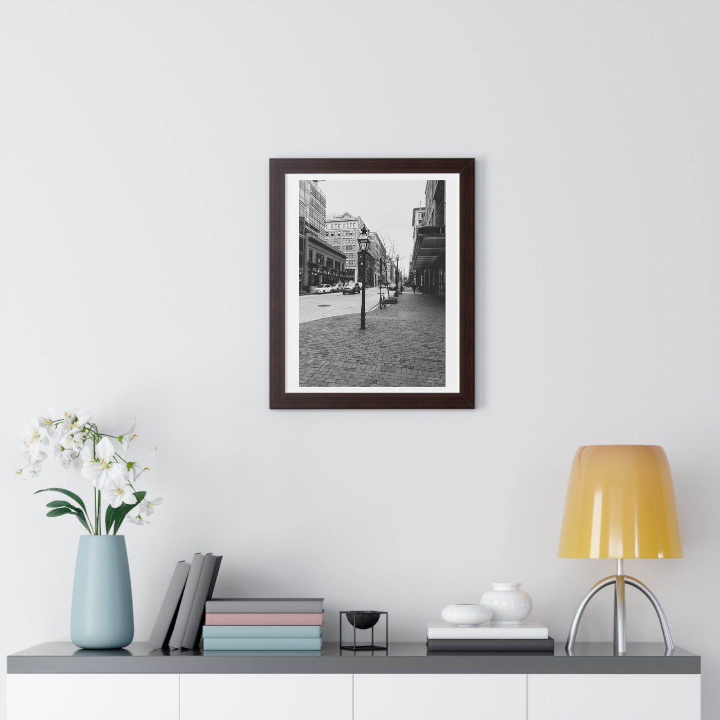 Eleventh Street - Framed Vertical Poster