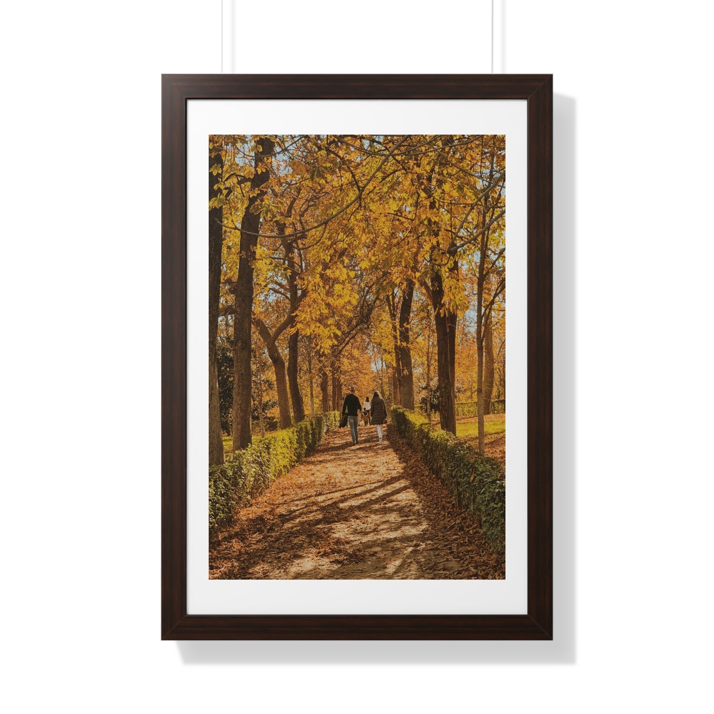 Autumn in Spain - Framed Vertical Poster