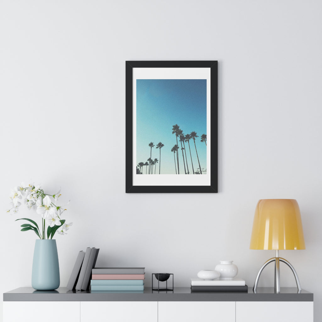 Palm Paradise - Framed Vertical Poster