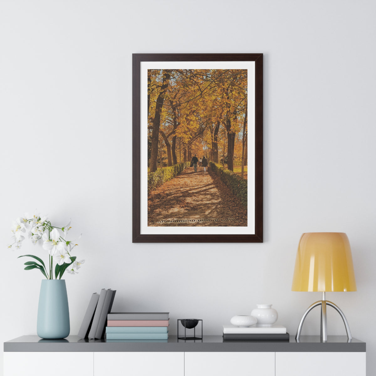 Autumn in Spain - Framed Vertical Poster