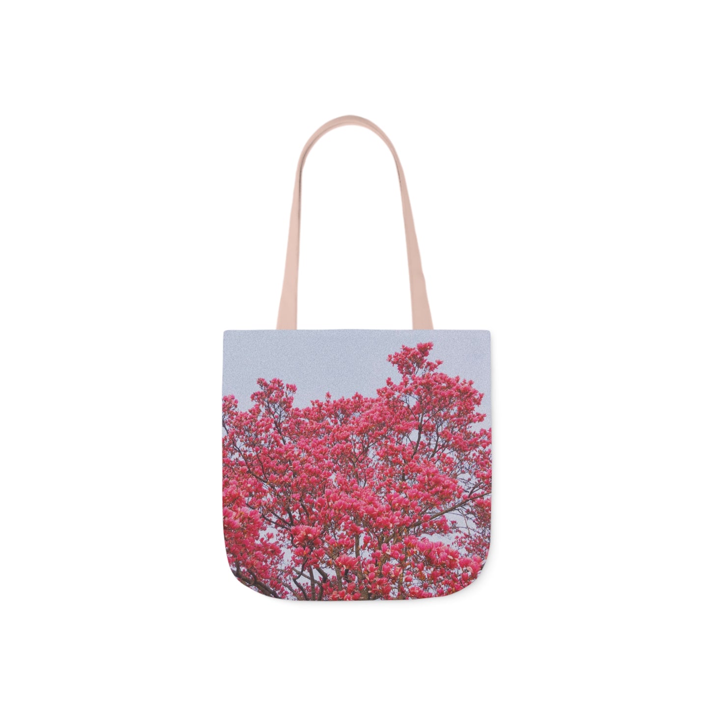 Blooming Pink - Canvas Tote Bag (Ladies), 5-Color Straps
