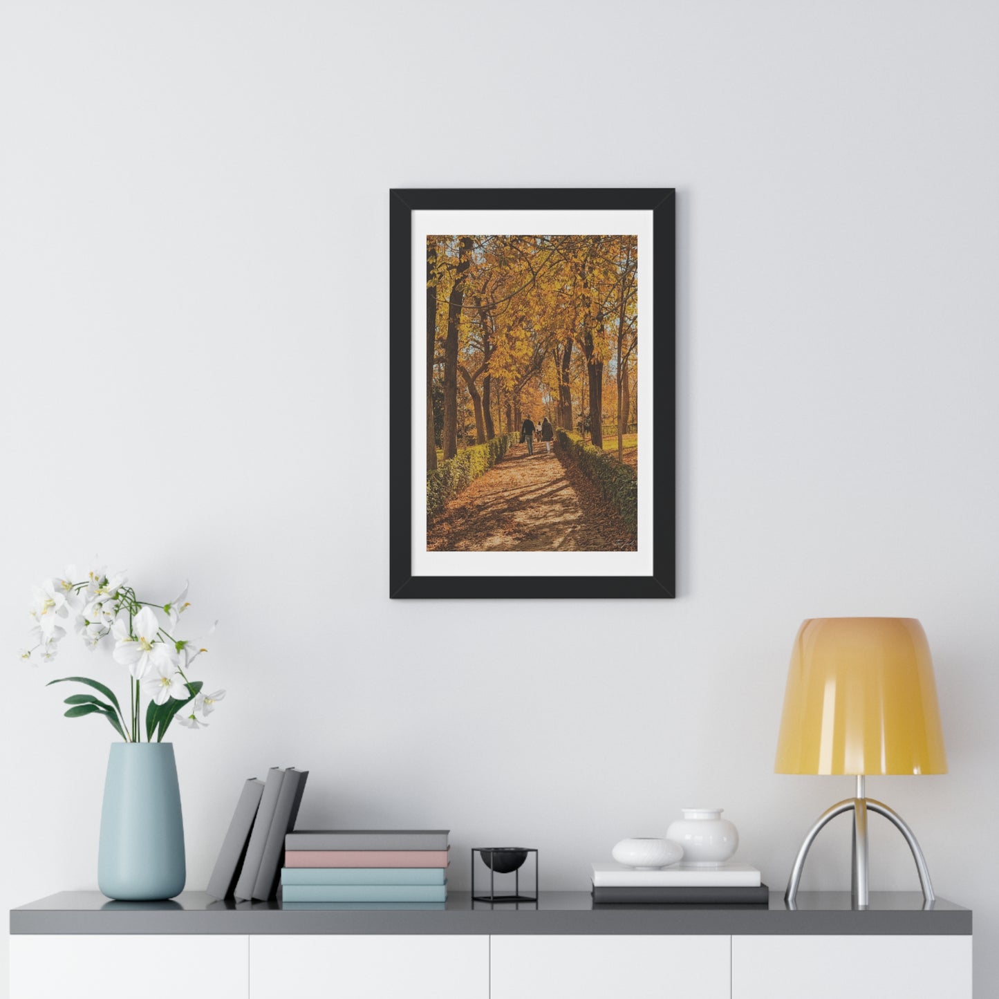 Autumn in Spain - Framed Vertical Poster