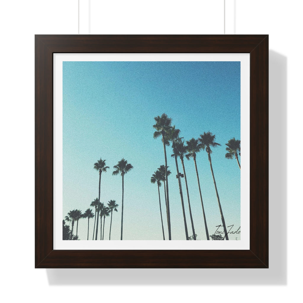 Palm Paradise - Framed Vertical Poster