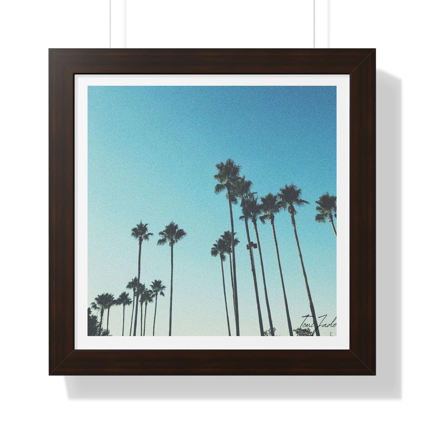 Palm Paradise - Framed Vertical Poster