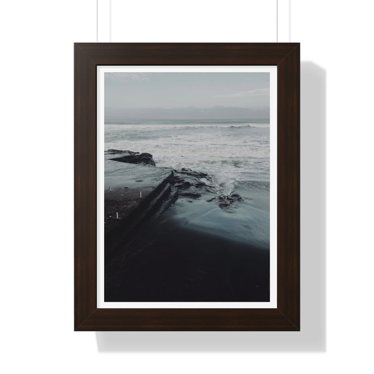 Deep Coast - Framed Vertical Poster