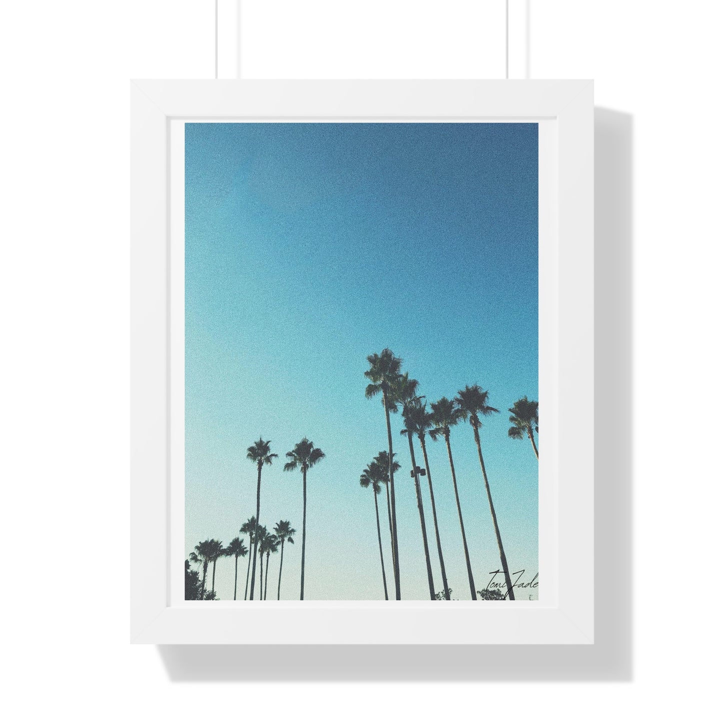 Palm Paradise - Framed Vertical Poster