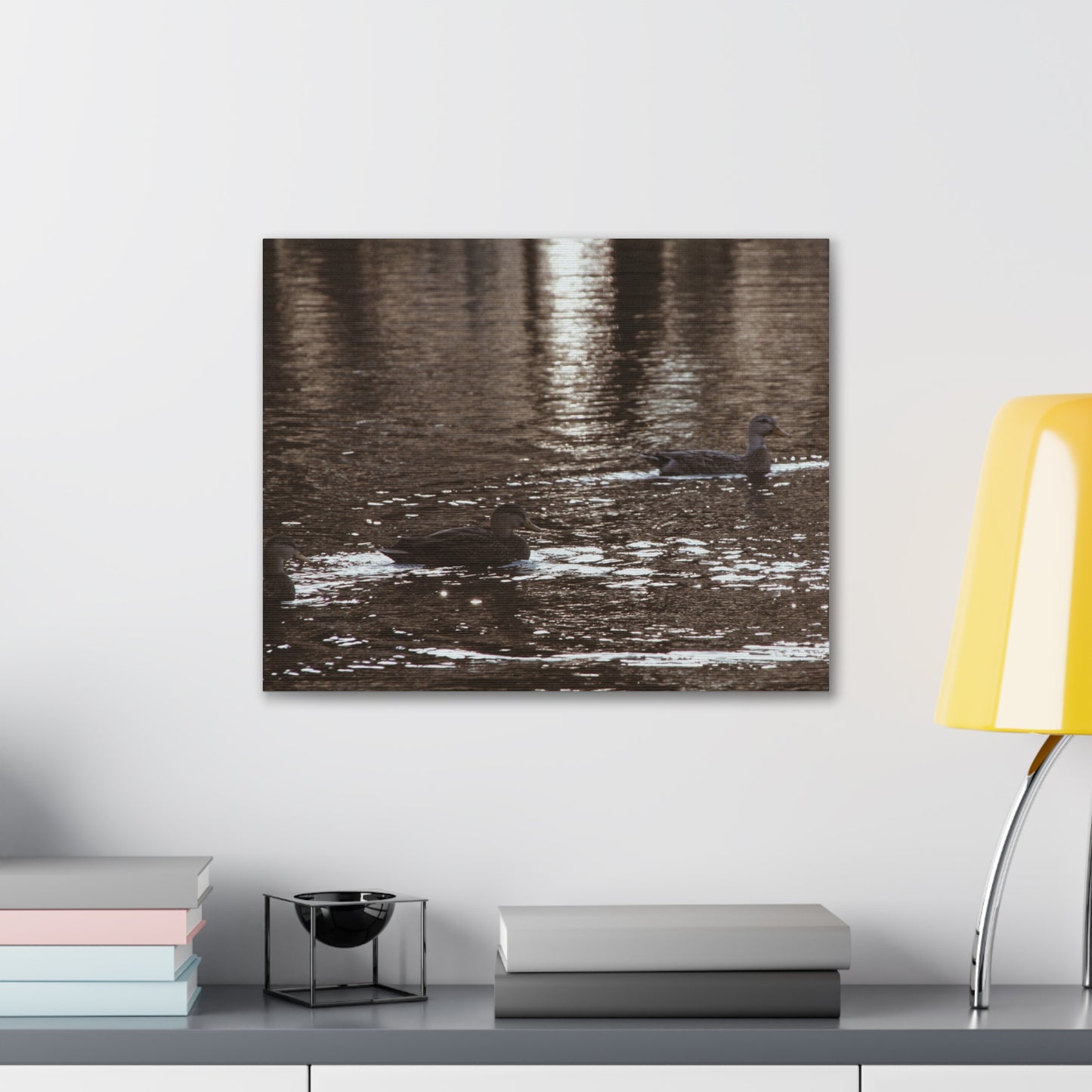 Ducks in a Pond - Canvas Gallery Wraps