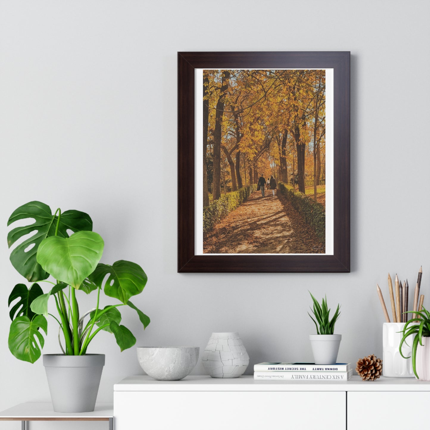 Autumn in Spain - Framed Vertical Poster