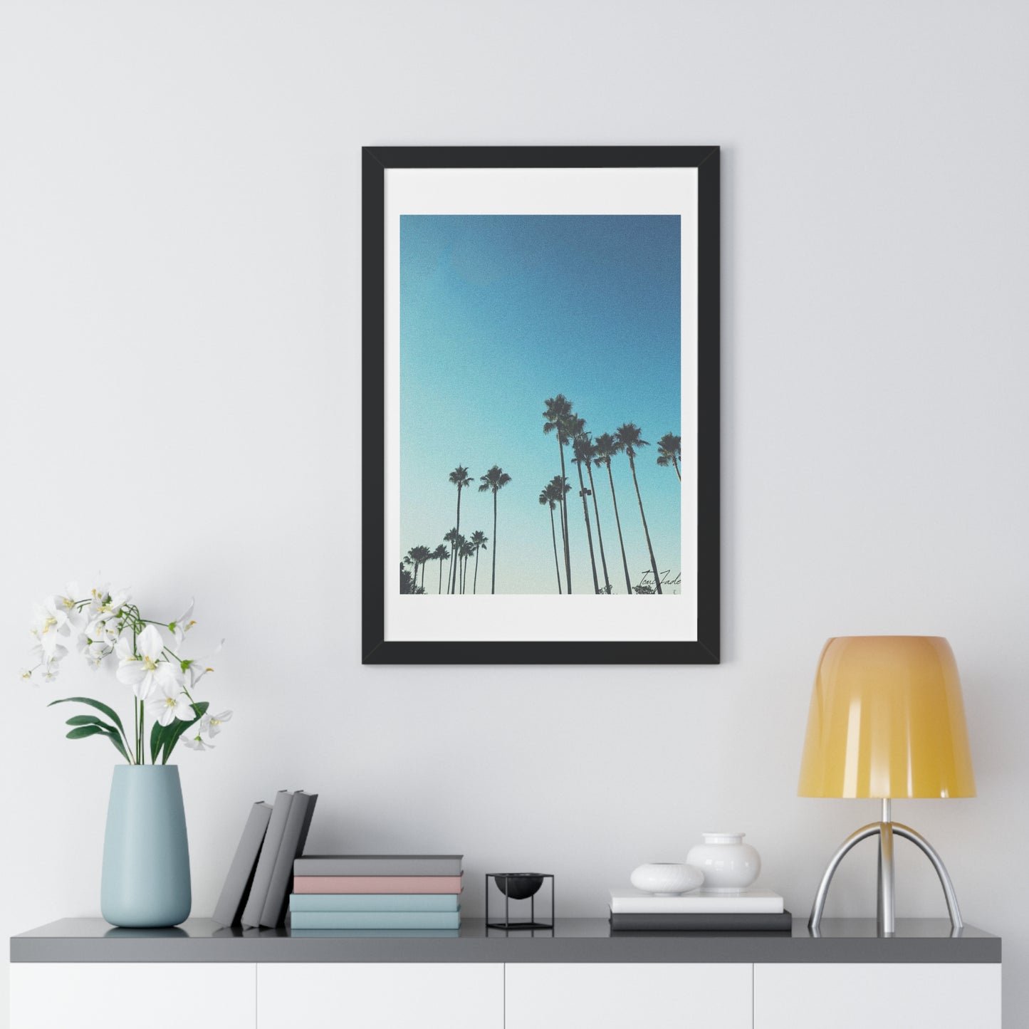 Palm Paradise - Framed Vertical Poster