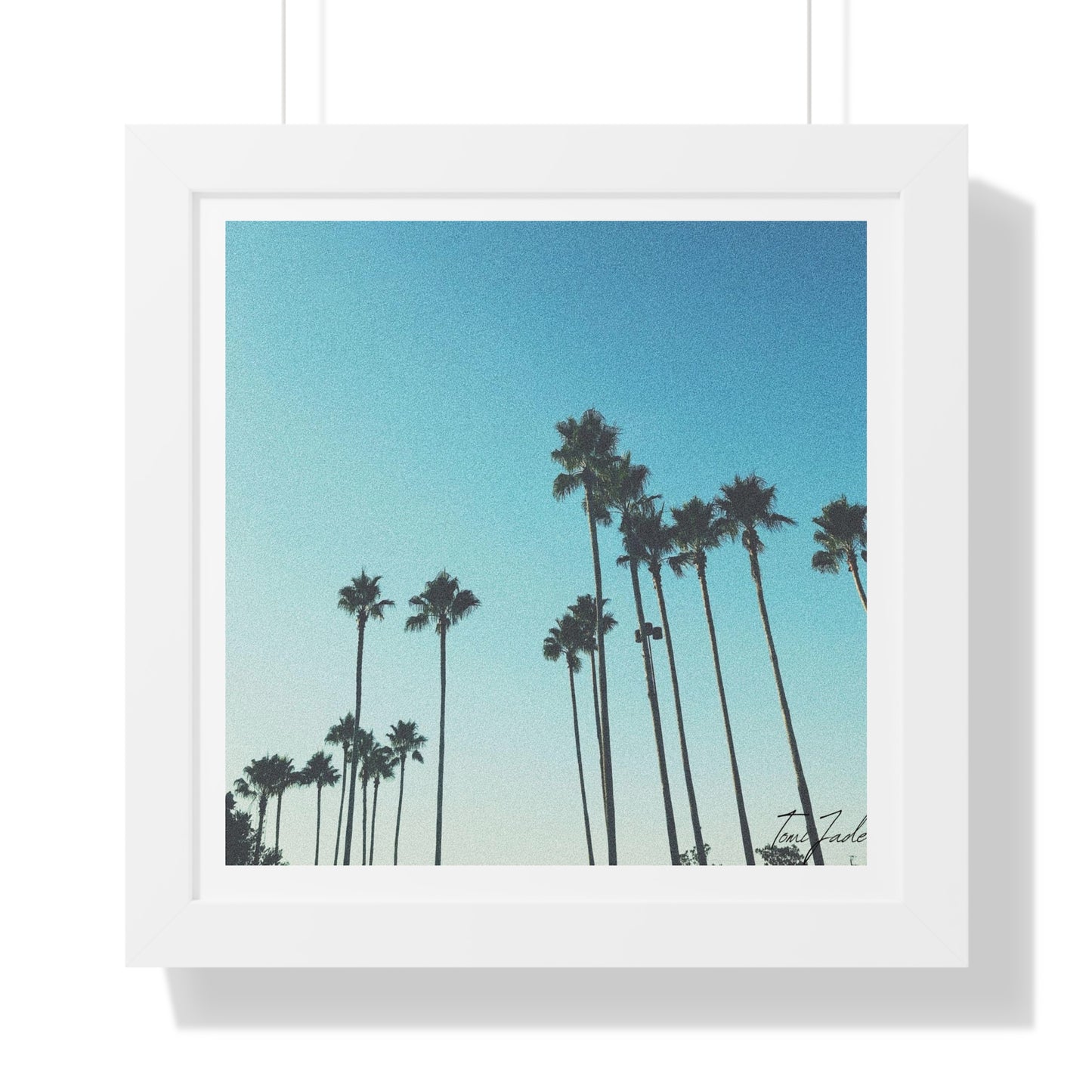 Palm Paradise - Framed Vertical Poster