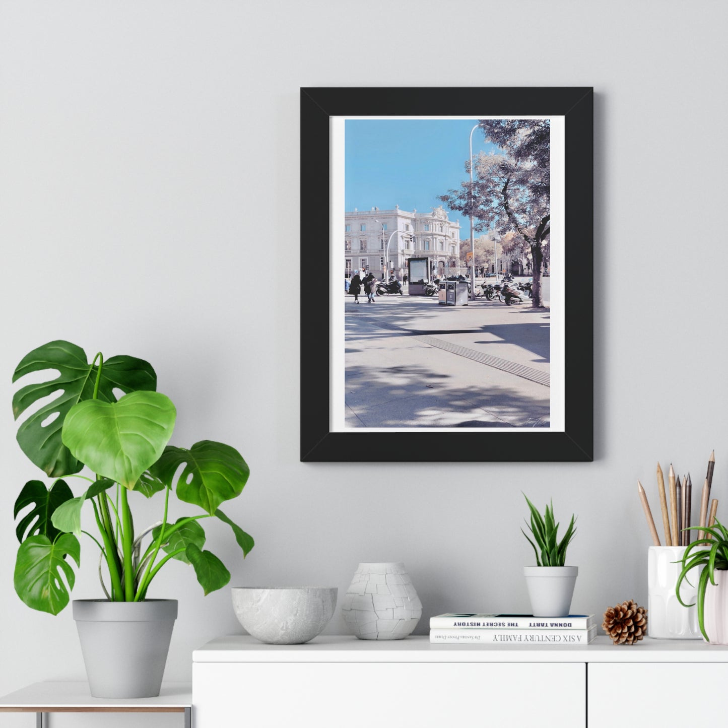 Sunny Winters - Framed Vertical Poster