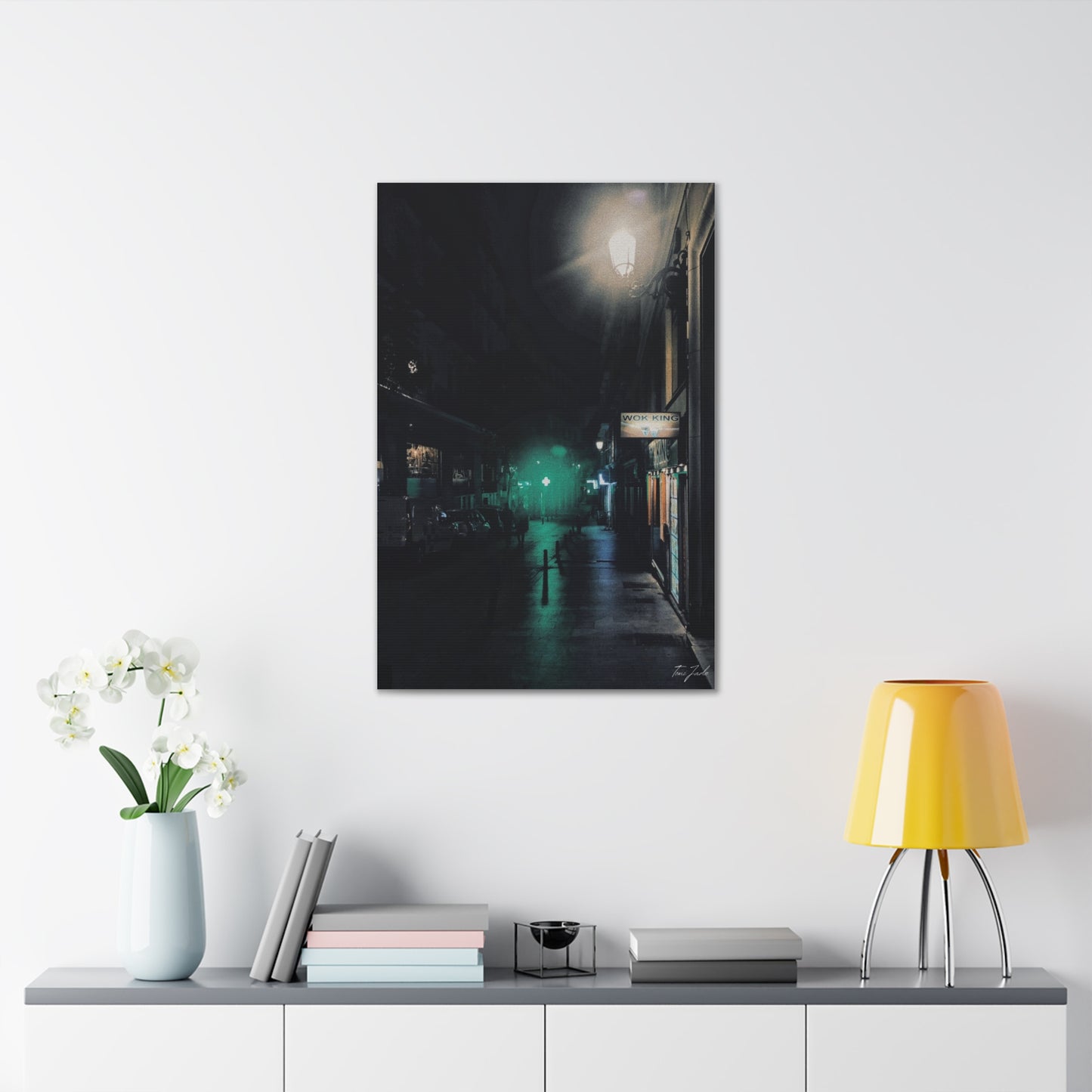 Night in Madrid - Canvas Gallery Wraps