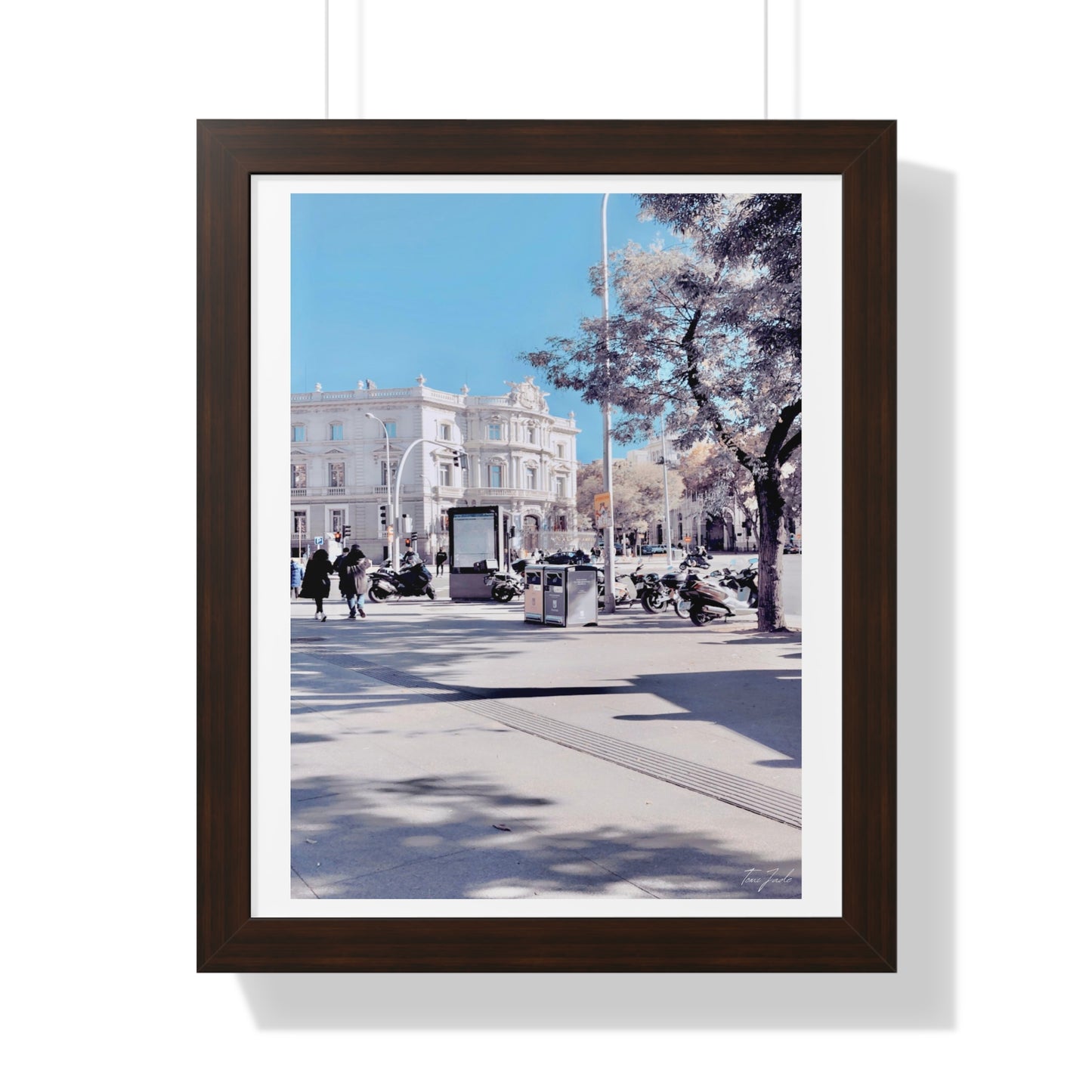 Sunny Winters - Framed Vertical Poster