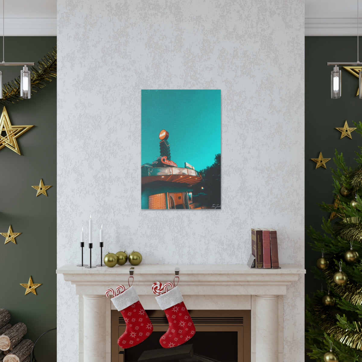 Coasters Drive In - Canvas Gallery Wraps