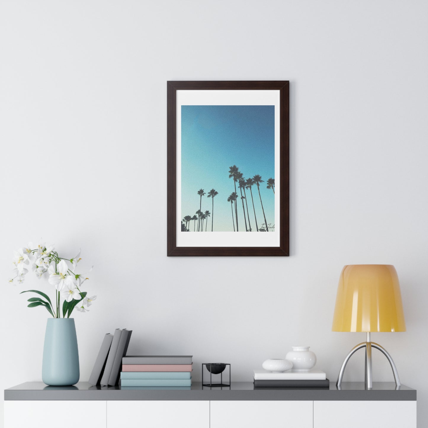 Palm Paradise - Framed Vertical Poster