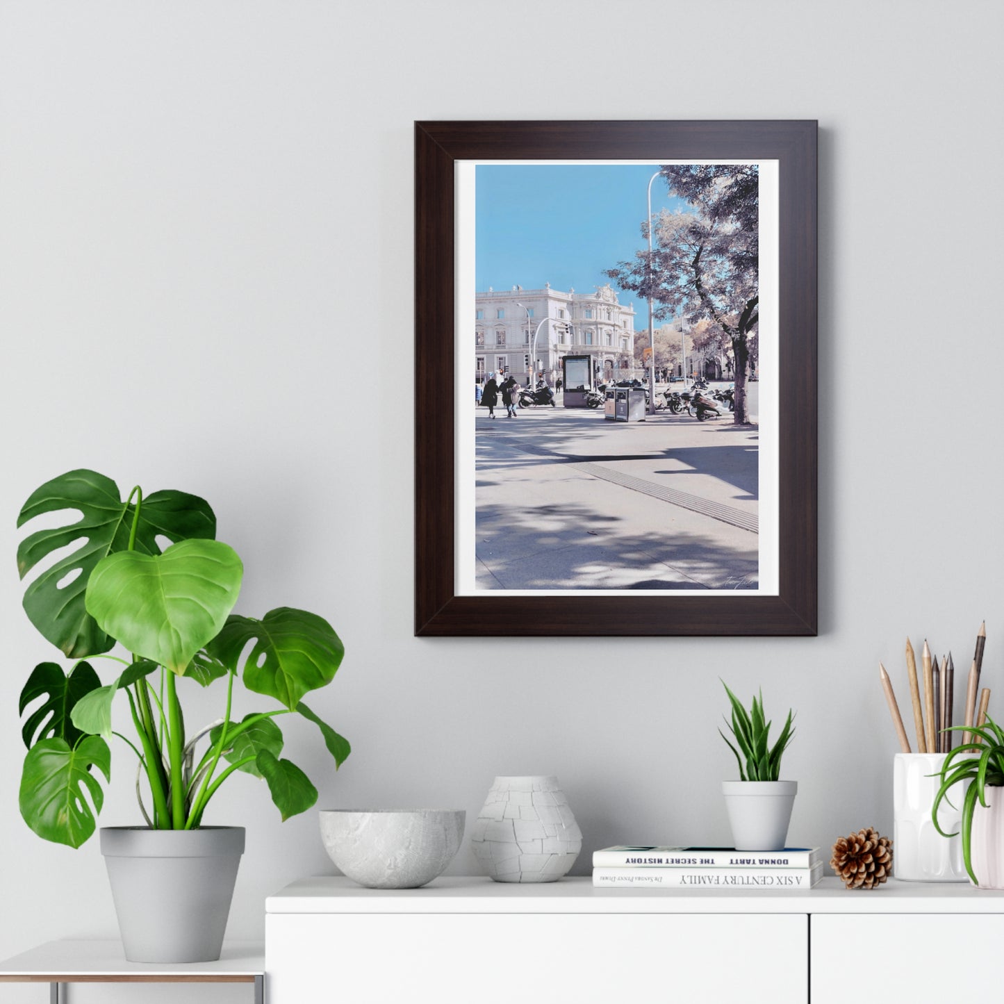 Sunny Winters - Framed Vertical Poster