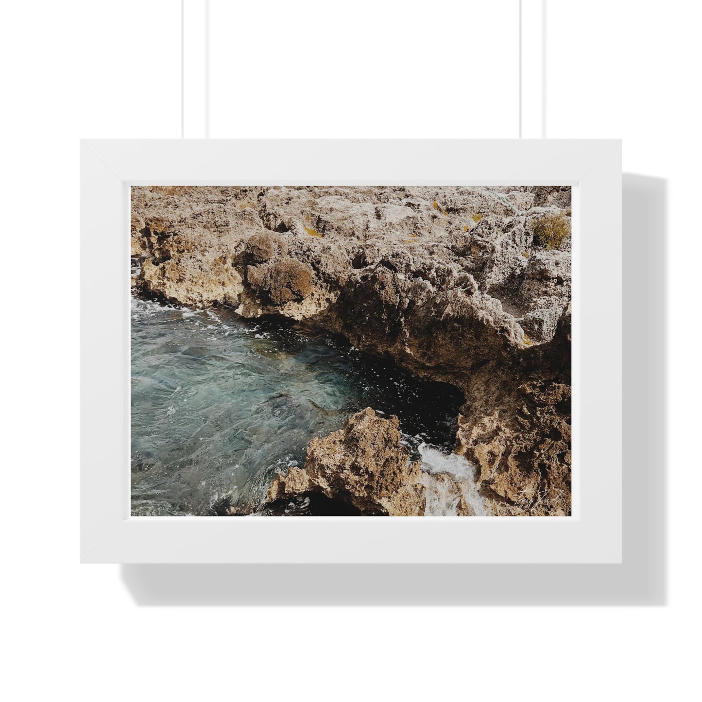 Low Tide - Framed Horizontal Poster