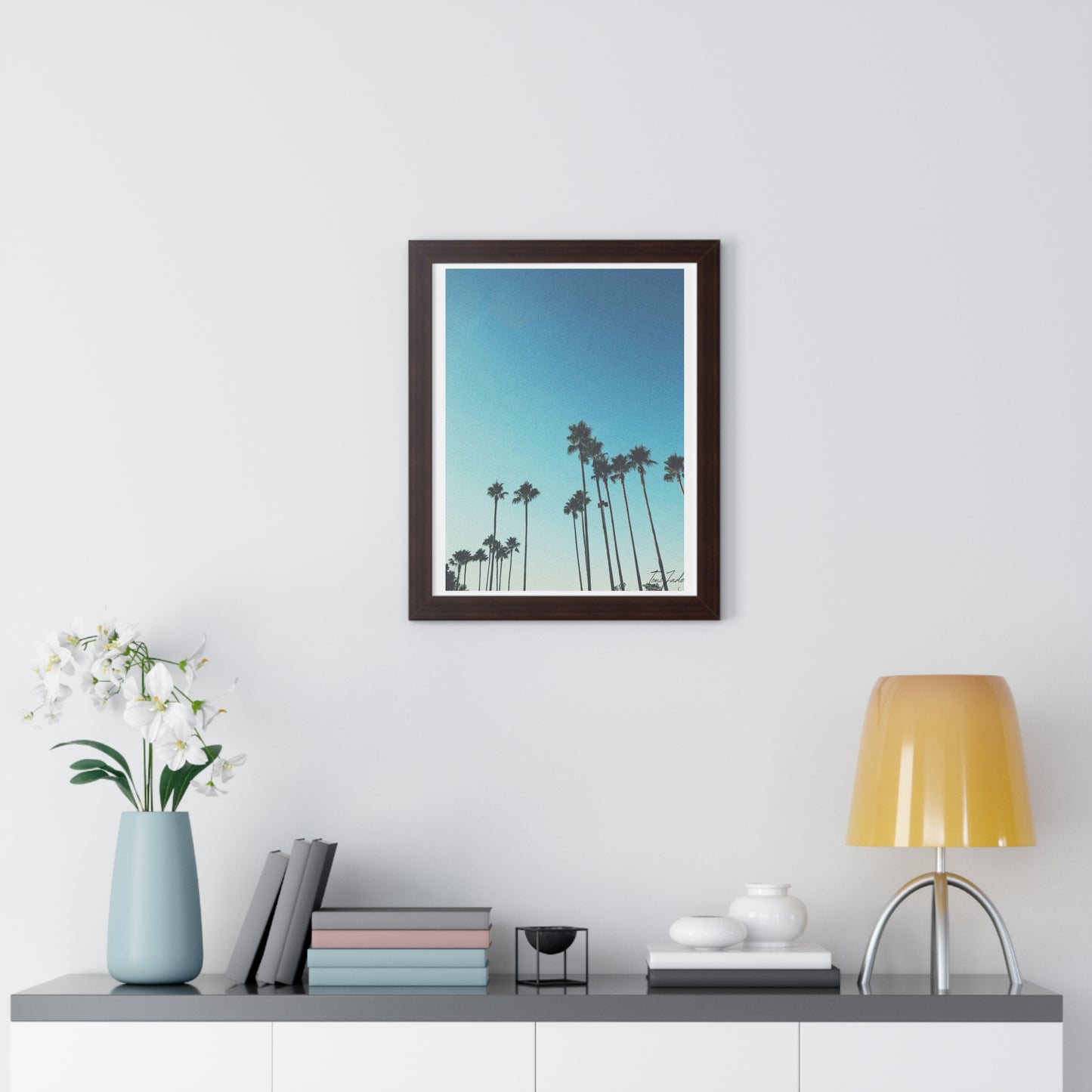 Palm Paradise - Framed Vertical Poster