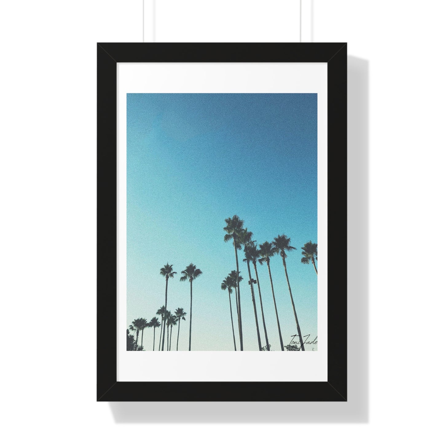 Palm Paradise - Framed Vertical Poster