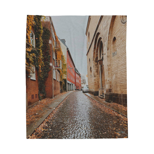 Diverse Buildings of Germany - Velveteen Plush Blanket