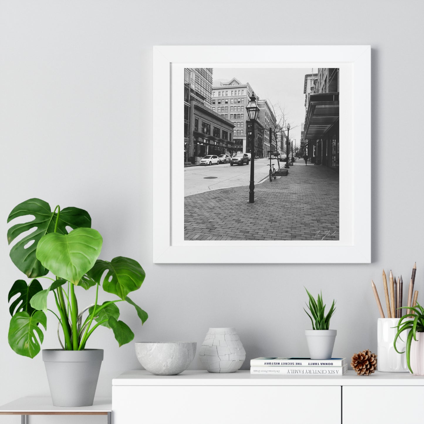 Eleventh Street - Framed Vertical Poster