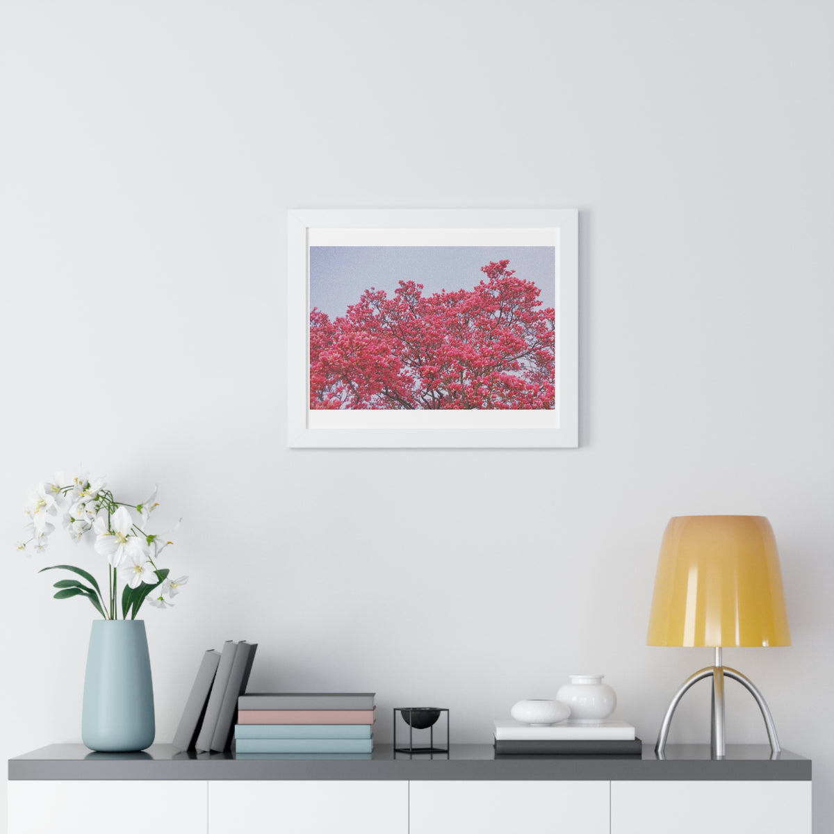 Blooming Pink - Framed Horizontal Poster