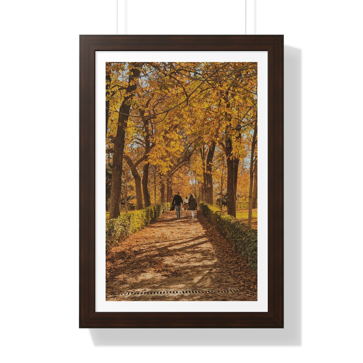 Autumn in Spain - Framed Vertical Poster