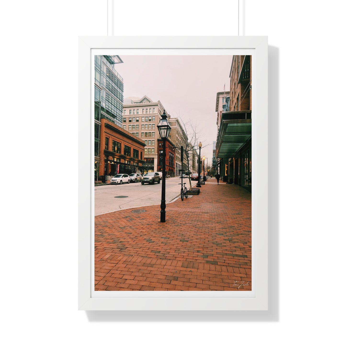 Eleventh Street (In Color) - Framed Vertical Poster