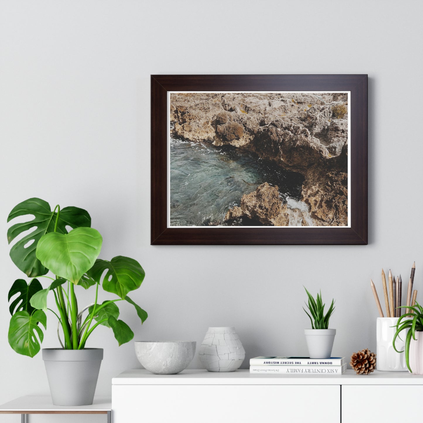 Low Tide - Framed Horizontal Poster