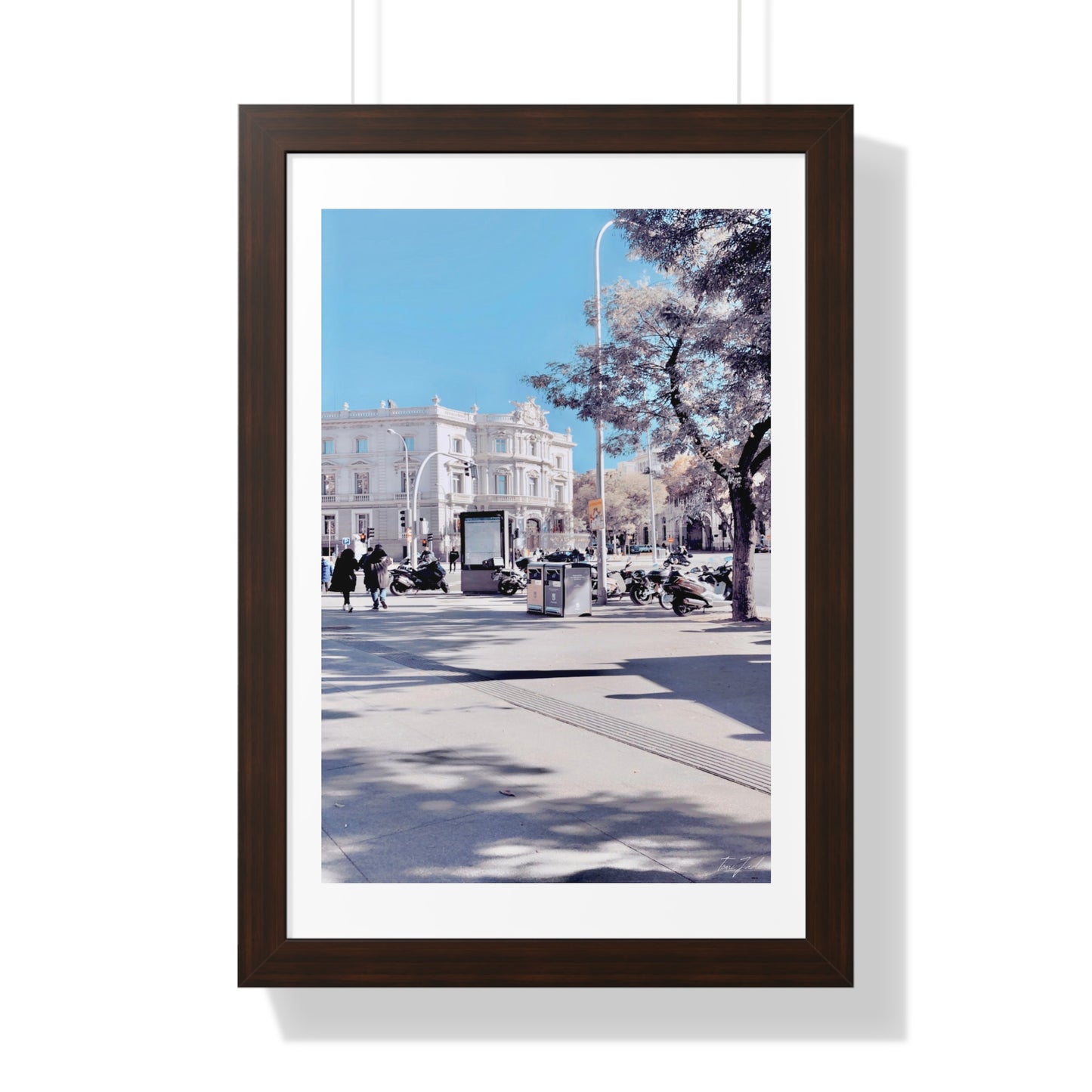 Sunny Winters - Framed Vertical Poster