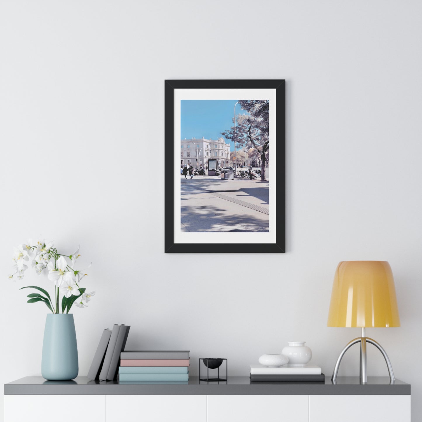 Sunny Winters - Framed Vertical Poster