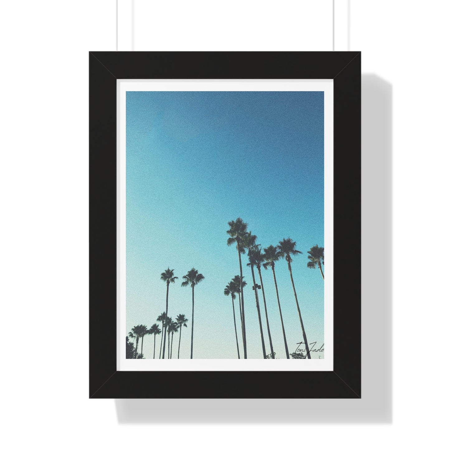 Palm Paradise - Framed Vertical Poster