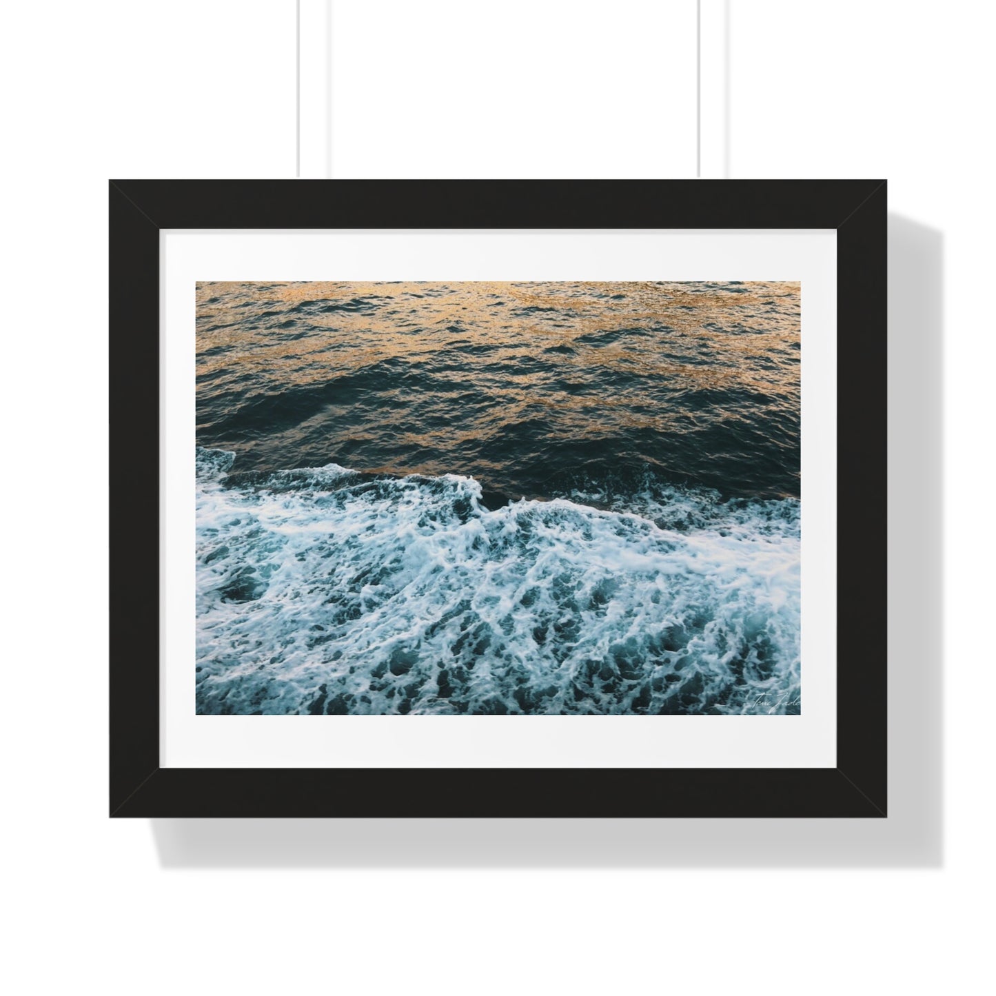 Rushing Waters - Framed Horizontal Poster