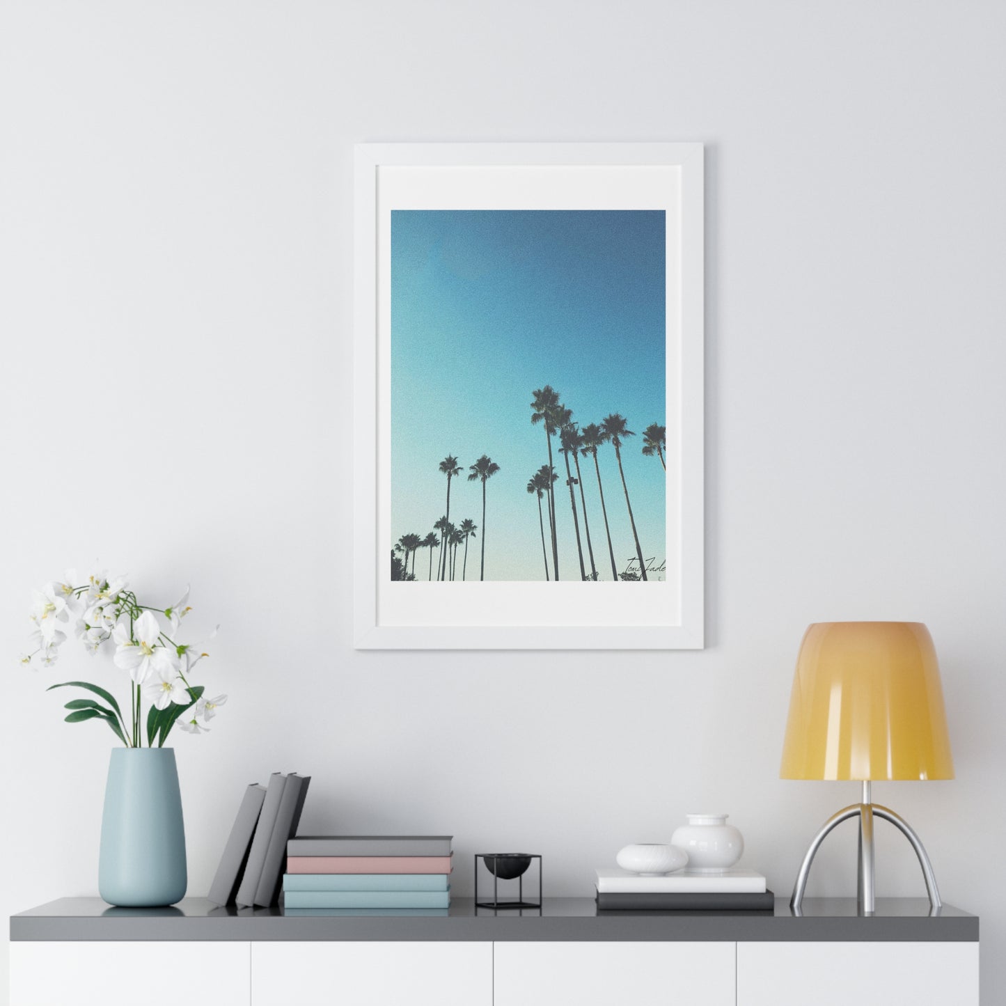 Palm Paradise - Framed Vertical Poster