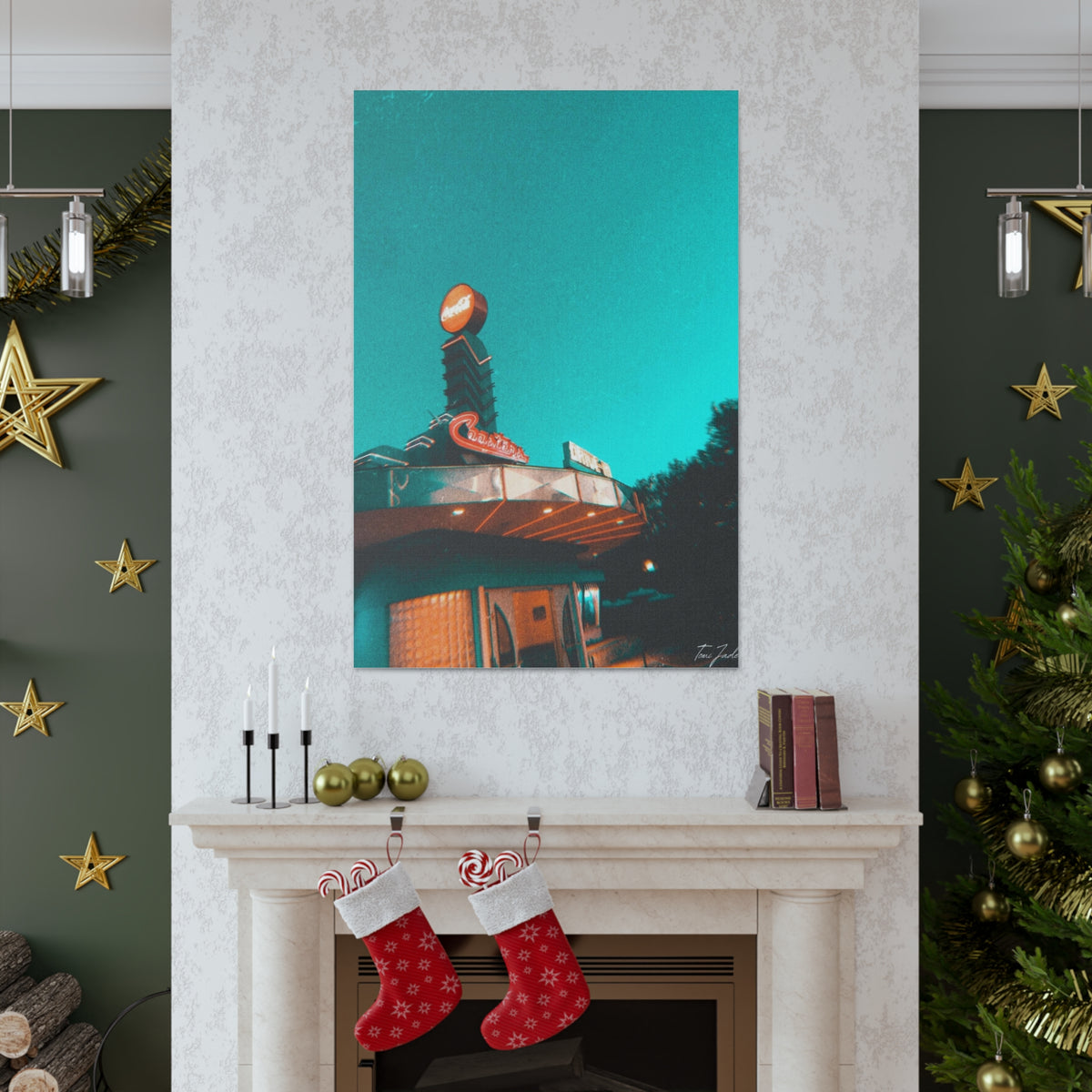 Coasters Drive In - Canvas Gallery Wraps