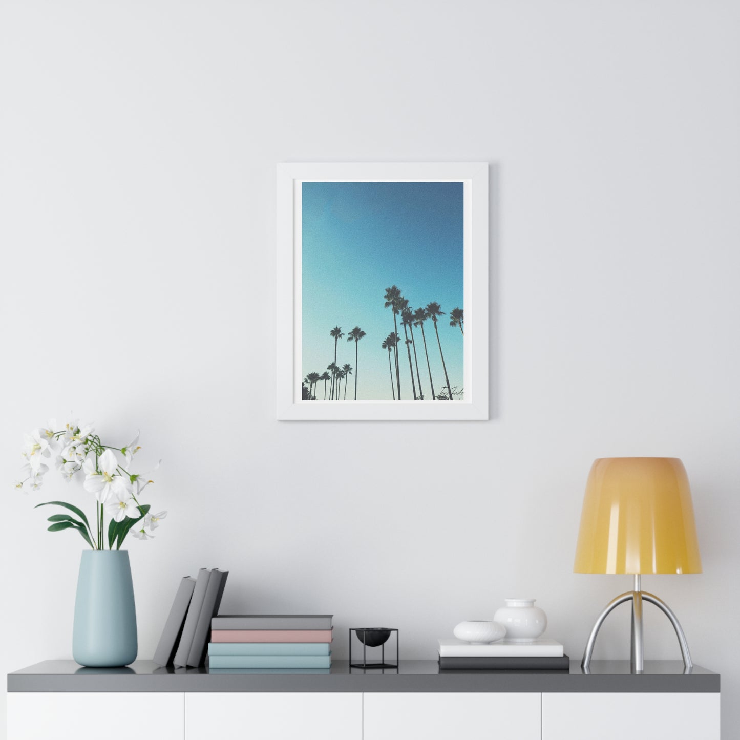 Palm Paradise - Framed Vertical Poster