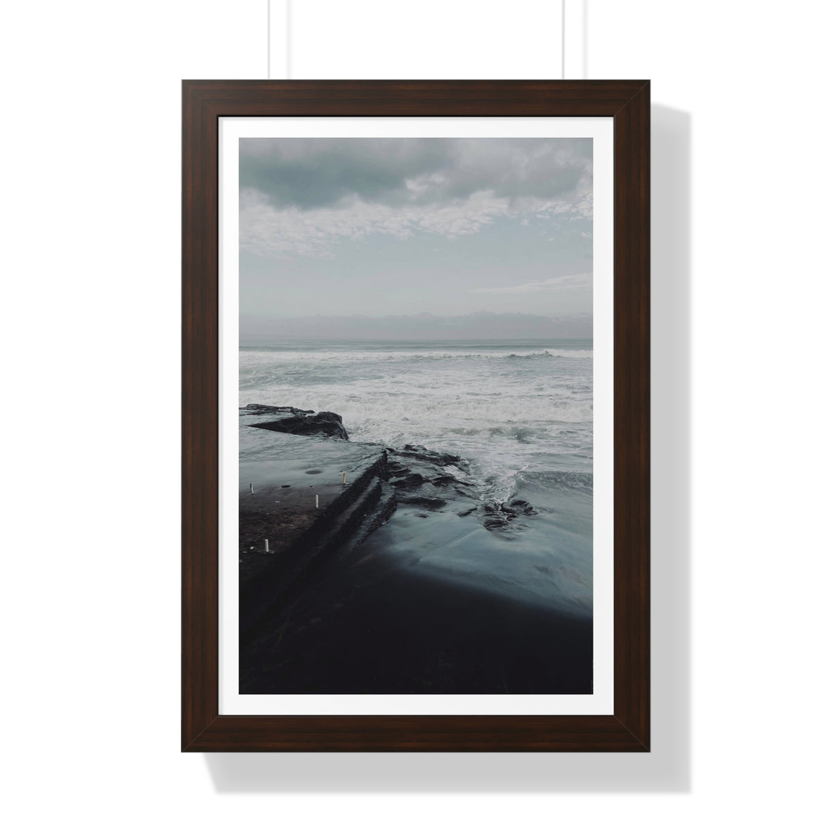 Deep Coast - Framed Vertical Poster