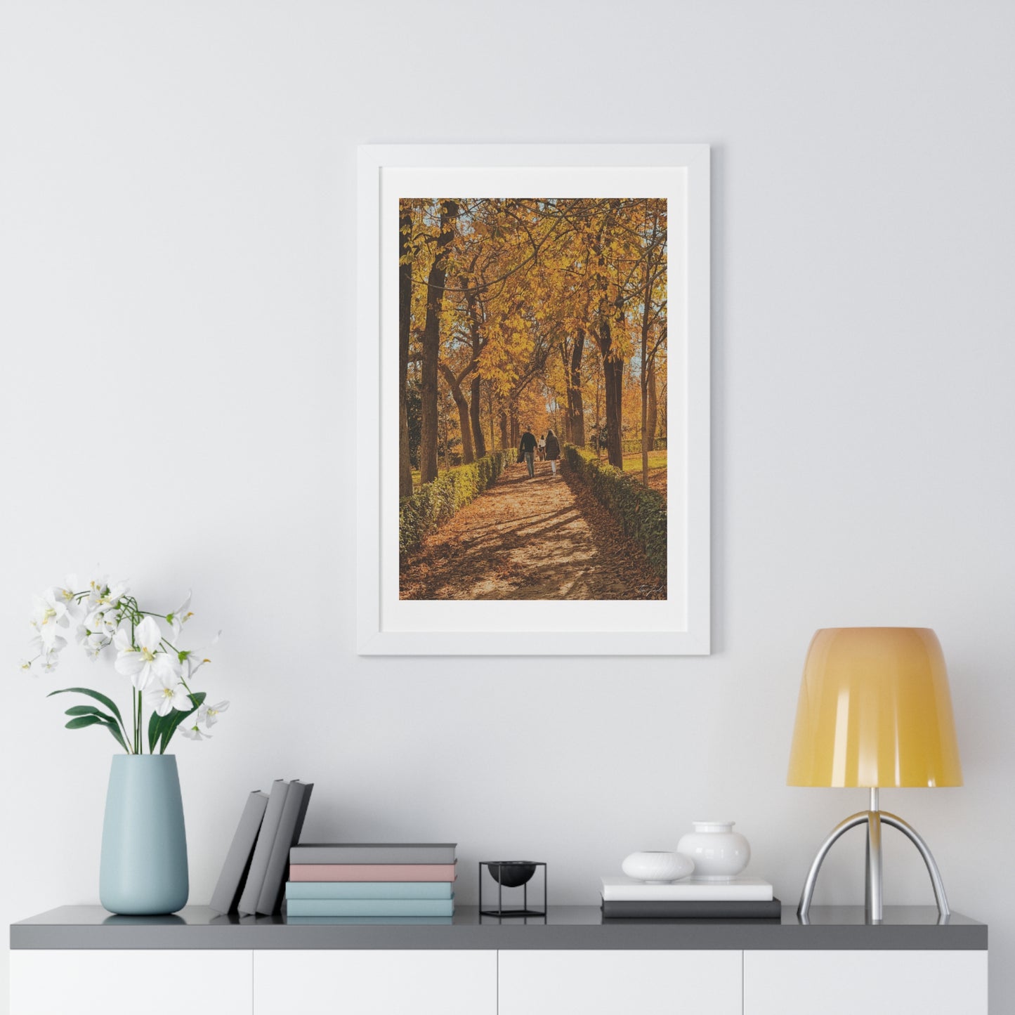 Autumn in Spain - Framed Vertical Poster